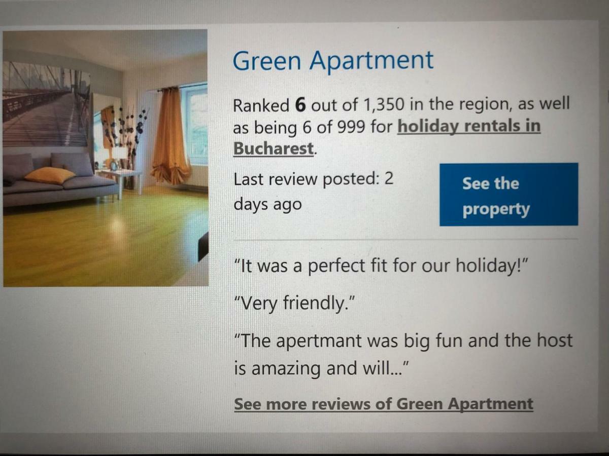New Green Apartment Studio 1 Bucureşti Eksteriør bilde